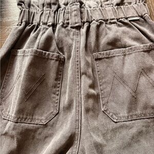 MOTHER Charcoal Textured Pants